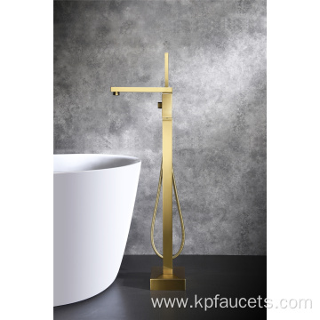 Gold Brass Bathroom Shower Faucet Sets Rain